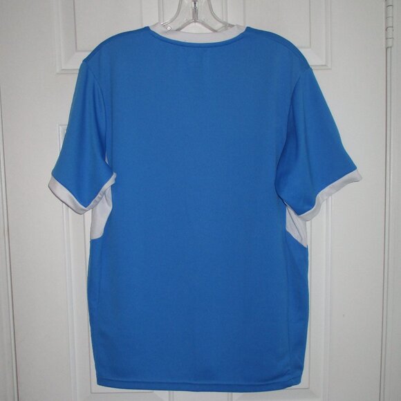 Yonex Mens S/S Blue Crewneck Tennis Shirt - Size Small - Picture 3 of 3